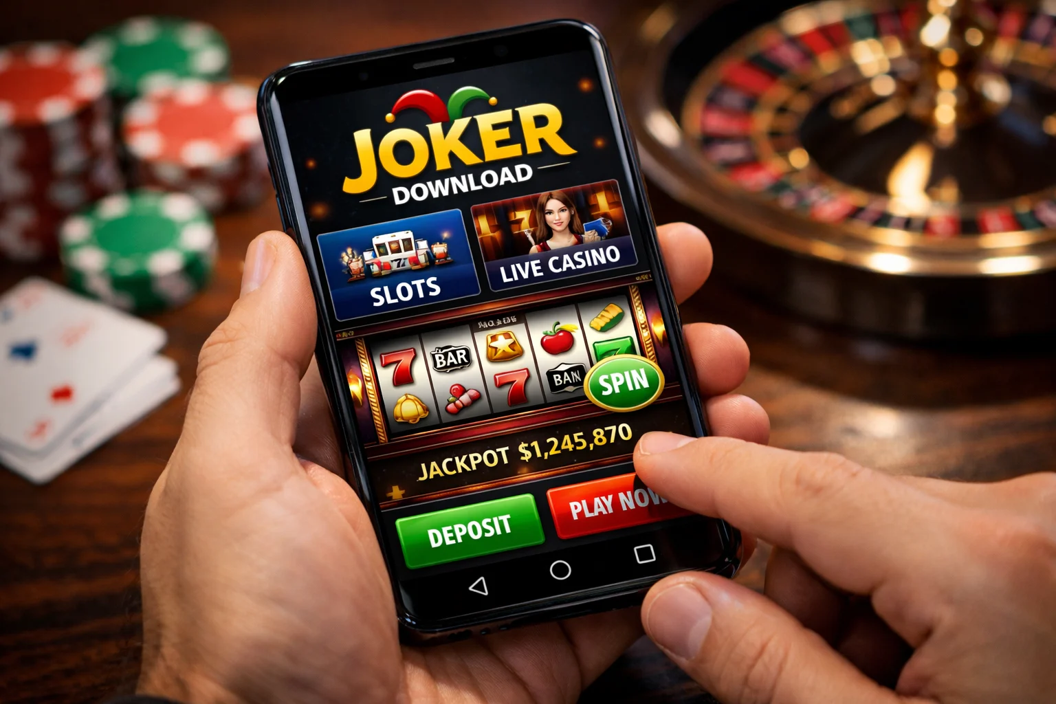 Мобільна версія Joker casino